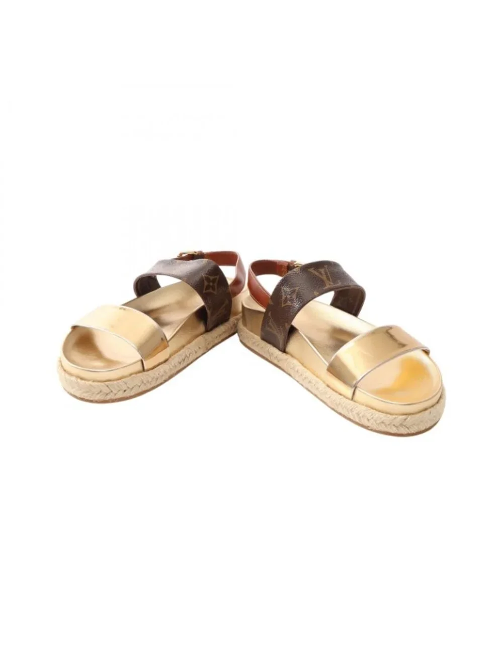 Louis Vuitton Sandals Odyssey Line Monogram Espadrilles Canvas Leather